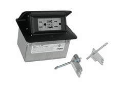 Legrand Adorne Wiremold Field Wired Dequorum Flip Up W/USB - Black - DQFF15UBK