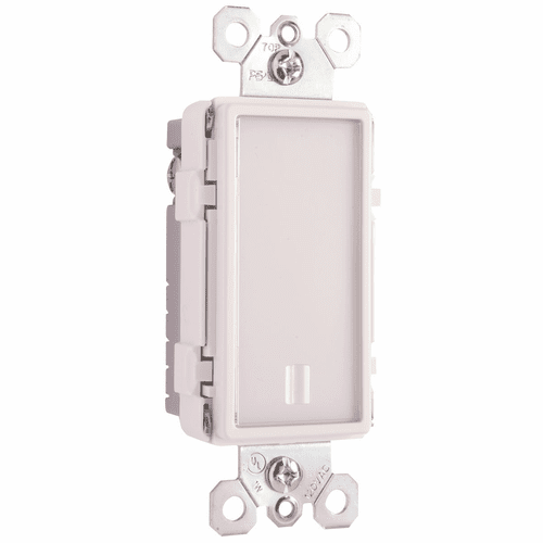 Legrand Amber LED Full Night Light w/ Louver - White - NTLFULLAMBERW