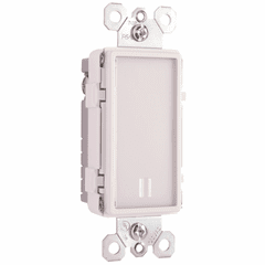 Legrand Amber LED Full Night Light w/ Louver - White - NTLFULLAMBERW