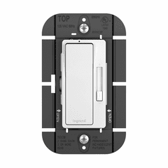 Legrand Incandescent 1P and 3-Way Paddle Radiant Dimmer, 1100W - White - RH1103PW
