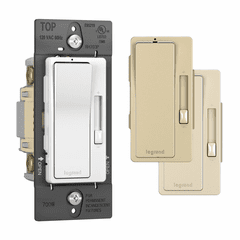 Legrand Incandescent 1P and 3-Way Paddle Radiant Dimmer, 700W - Tri-Color - RH703PTC