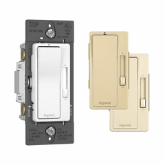 Legrand Magnetic Low Voltage, 1P & 3-Way Paddle Radiant Dimmer - Tri-Color - RHLV703PTC