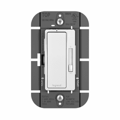 Legrand Magnetic Low Voltage, 1P & 3-Way Paddle Radiant Dimmer - White - RHLV1103PW