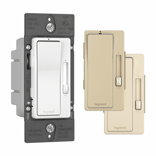 Legrand Radiant 0-10V Dimmer - Tri-Color - RH4FBL3PTC