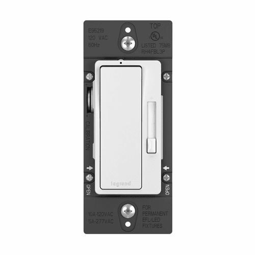 Legrand Radiant 0-10V Dimmer - White - RH4FBL3PW