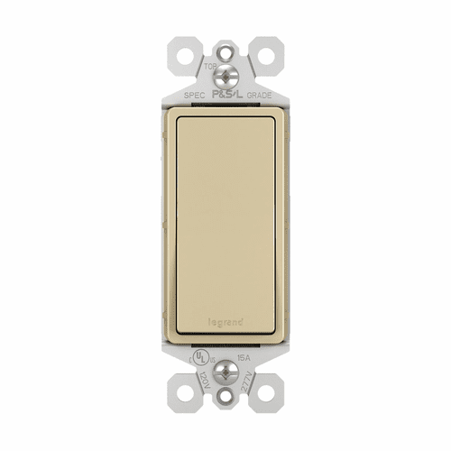 Legrand Radiant 1P Decorator Switch - Ivory - TM870I