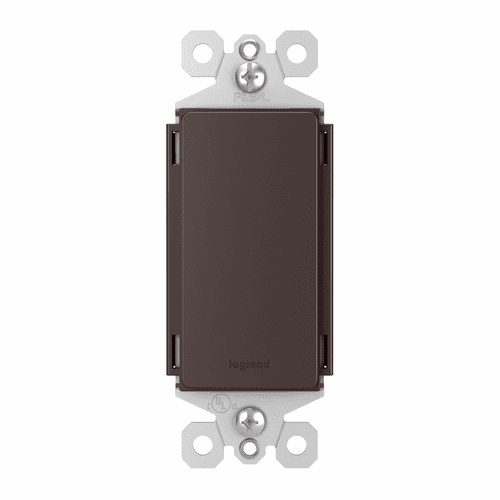 Legrand Radiant Blank Wall Plate Insert - Dark Bronze - 326RDB