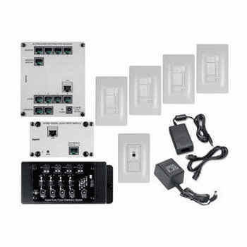 Legrand Radiant Digital Audio 2 Source 4 Room Kit - White - AU7254WH