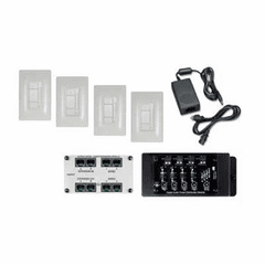 Legrand Radiant Digitial Audio 4Room Exp Kit - White - AU7054WH Legrand Radiant Digitial Audio 4Room Exp Kit - White - AU7054WH