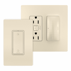 Legrand Radiant Netatmo Outlet Kit with Home/Away Switch - Almond - WNRH15KITLA
