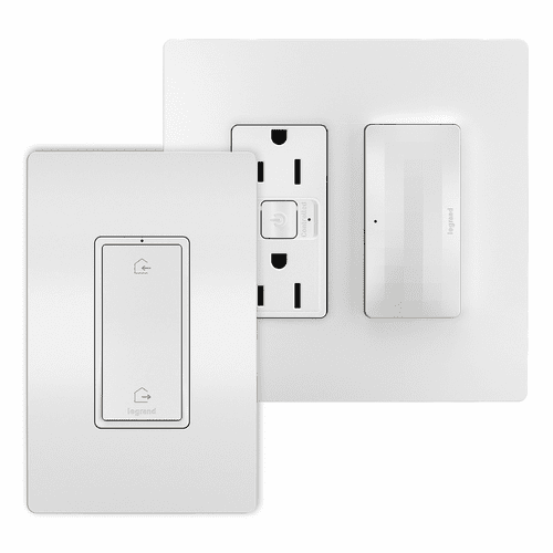 Legrand Radiant Netatmo Outlet Kit with Home/Away Switch - White - WNRH15KITWH