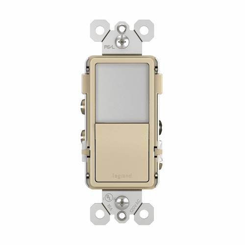 Legrand Radiant Night Light + Single Pole/3-Way Switch - Ivory - NTL873ICC6