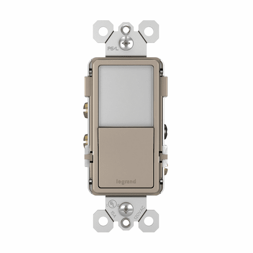 Legrand Radiant Night Light + Single Pole/3-Way Switch - Nickel - NTL873NICC6