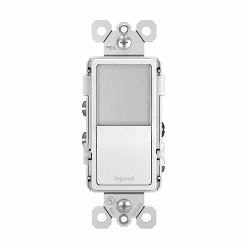 Legrand Radiant Night Light + Single Pole/3-Way Switch - White - NTL873WCC6