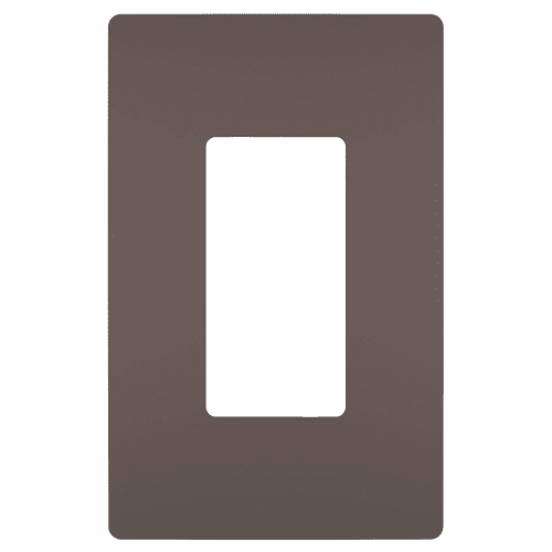 Legrand Radiant Screwless Wall Plate Plastic 1G - Dark Bronze - RWP26DBCC6