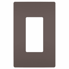 Legrand Radiant Screwless Wall Plate Plastic 1G - Dark Bronze - RWP26DBCC6