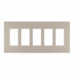 Legrand Radiant Screwless Wall Plate Plastic 5G - Nickel - RWP265NI Legrand Radiant Screwless Wall Plate Plastic 5G - Nickel - RWP265NI