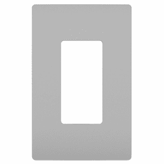 Legrand Radiant Screwless Wall Plate Plastic Sub Plate 1G - Gray - RWP26GRY