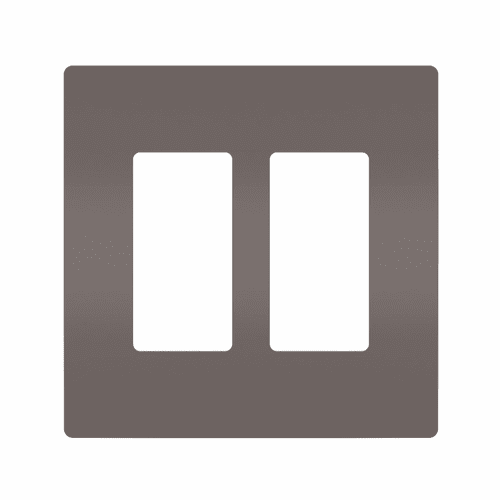 Legrand Radiant Screwless Wall Plate Plastic Sub Plate 2G - Brown - RWP262