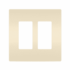 Legrand Radiant Screwless Wall Plate Plastic Sub Plate 2G - Light Almond - RWP262LA