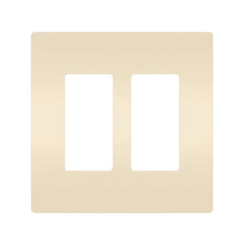 Legrand Radiant Screwless Wall Plate Plastic Sub Plate 2G - Light Almond - RWP262LA