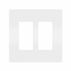 Legrand Radiant Screwless Wall Plate Plastic Sub Plate 2G - White - RWP262W