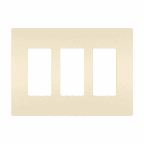 Legrand Radiant Screwless Wall Plate Plastic Sub Plate 3G - Light Almond - RWP263LA