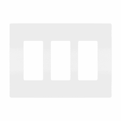 Legrand Radiant Screwless Wall Plate Plastic Sub Plate 3G - White - RWP263W Legrand Radiant Screwless Wall Plate Plastic Sub Plate 3G - White - RWP263W