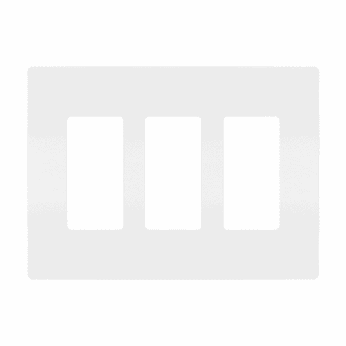 Legrand Radiant Screwless Wall Plate Plastic Sub Plate 3G - White - RWP263W