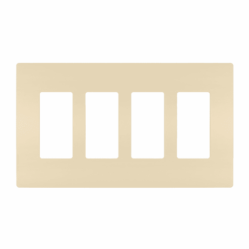 Legrand Radiant Screwless Wall Plate Plastic Sub Plate 4G - Ivory - RWP264I