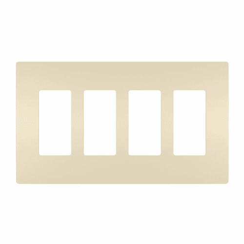 Legrand Radiant Screwless Wall Plate Plastic Sub Plate 4G - Light Almond - RWP264LA