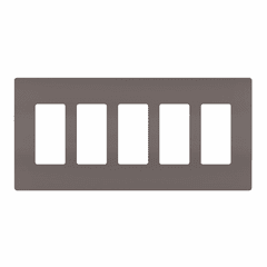 Legrand Radiant Screwless Wall Plate Plastic Sub Plate 5G - Brown - RWP265