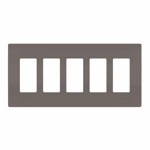 Legrand Radiant Screwless Wall Plate Plastic Sub Plate 5G - Brown - RWP265