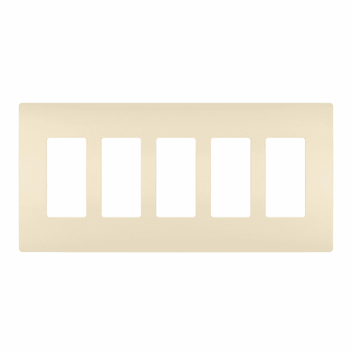 Legrand Radiant Screwless Wall Plate Plastic Sub Plate 5G - Light Almond - RWP265LA