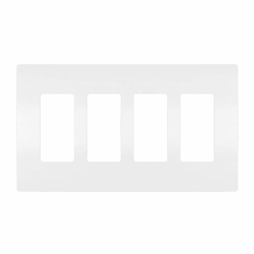 Legrand Radiant Screwless Wall Plate Plastic Sub Plate 5G - White - RWP264W