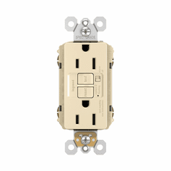 Legrand Radiant Self-Test GFCI RECEP TR ARoom 15A 125V - Ivory - 1597TRAI