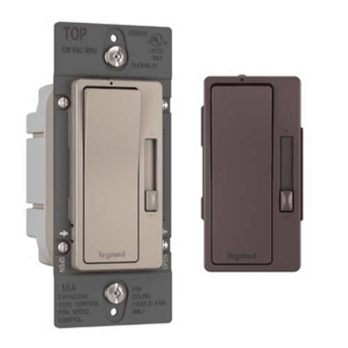 Legrand Radiant Single-Pole/3-Way Fan Speed Control - Bi-Color - RHDH163PBCCCV4