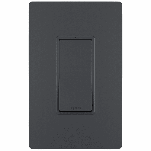 Legrand Radiant Single-Pole Switch - Graphite - TM870GCC10