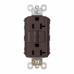 Legrand Radiant Spec-Grade Self-Test GFCI Receptacle - Dark Bronze - 2097TRDBCC4