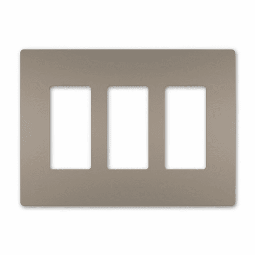 Legrand Radiant Three-Gang Screwless Wall Plate - Nickel - RWP263NI