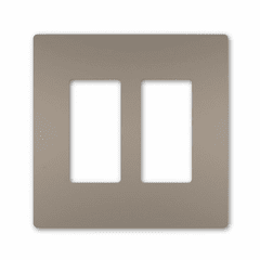 Legrand Radiant Two-Gang Screwless Wall Plate - Nickel - RWP262NI