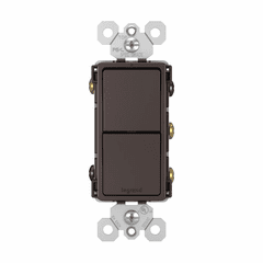 Legrand Radiant Two Single-Pole/3-Way Switches - Dark Bronze - RCD33DBCC6