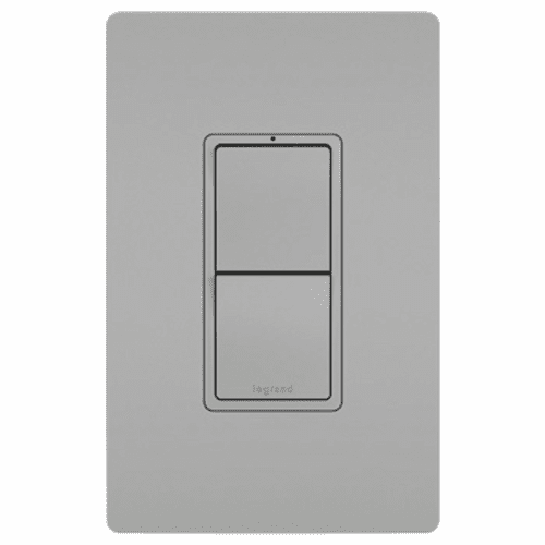 Legrand Radiant Two Single-Pole/3-Way Switches - Gray - RCD33GRY