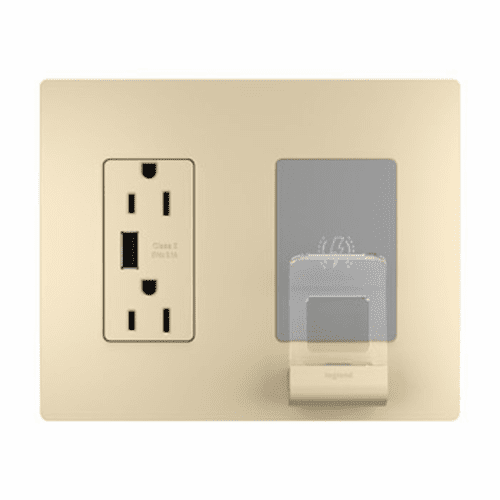 Legrand Radiant Wireless Charger - Ivory - RWC826USBICCV2