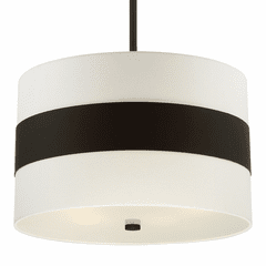 Libby Langdon for Crystorama Grayson 5 Light Dark Bronze Pendant - 297-DB