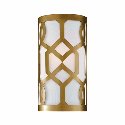 Libby Langdon for Crystorama Jennings 1 Light Aged Brass Sconce - 2262-AG