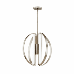 Liv 18" LED 5-Light Chandelier - Brushed Nickel - NSH-4301-NCKL Liv 18" LED 5-Light Chandelier - Brushed Nickel - NSH-4301-NCKL