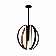 Liv 18" LED 5-Light Chandelier - Matte Black - NSH-4301-MBLK
