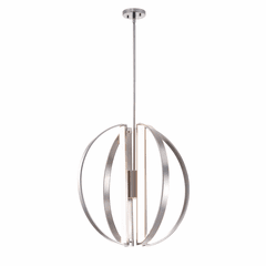 Liv 24" LED 5-Light Chandelier - Brushed Nickel - NSH-4302-NCKL Liv 24" LED 5-Light Chandelier - Brushed Nickel - NSH-4302-NCKL