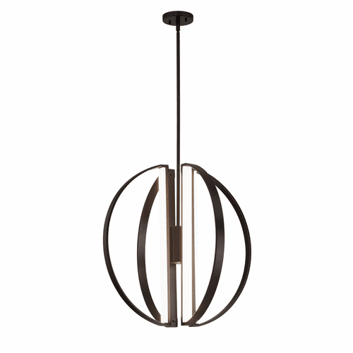 Liv 24" LED 5-Light Chandelier - Matte Black - NSH-4302-MBLK